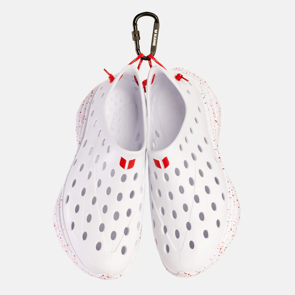 REVIVE ALL WHITE RED SPECKLE