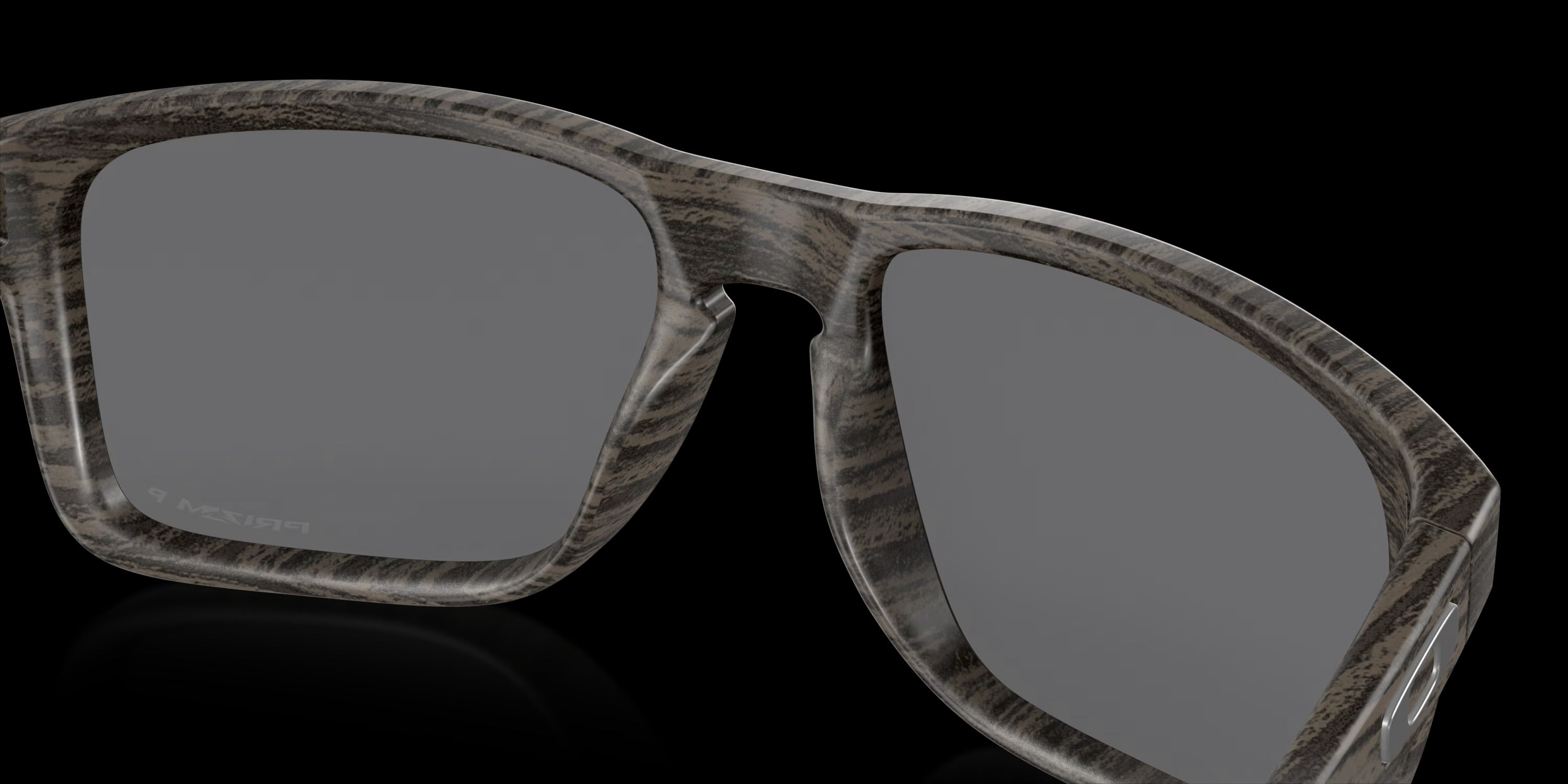 HOLBROOK XL WOODGRAIN w/ PRIZM BLACK POLARIZED INJECTED MAN SUNGLASS 0OO9417 941734