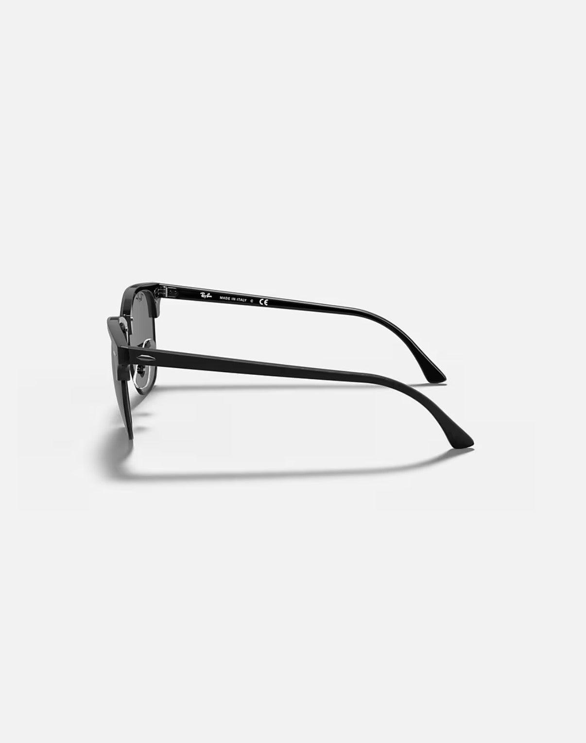 Clubmaster Wrinkled Black on Black w/ Dark Grey Acetate