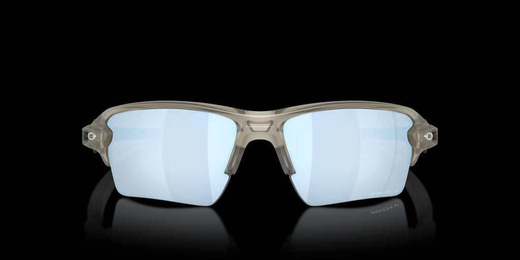 FLAK 2.0 XL MATTE GREY INK w/ PRIZM DEEP WATER POLAR INJECTED MAN SUNGLASS 0OO9188 9188J9