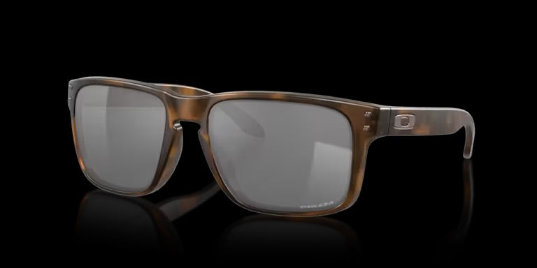 HOLBROOK MATTE BROWN TORTOISE w/ PRIZM BLACK INJECTED MAN SUNGLASS 0OO9102 9102F4