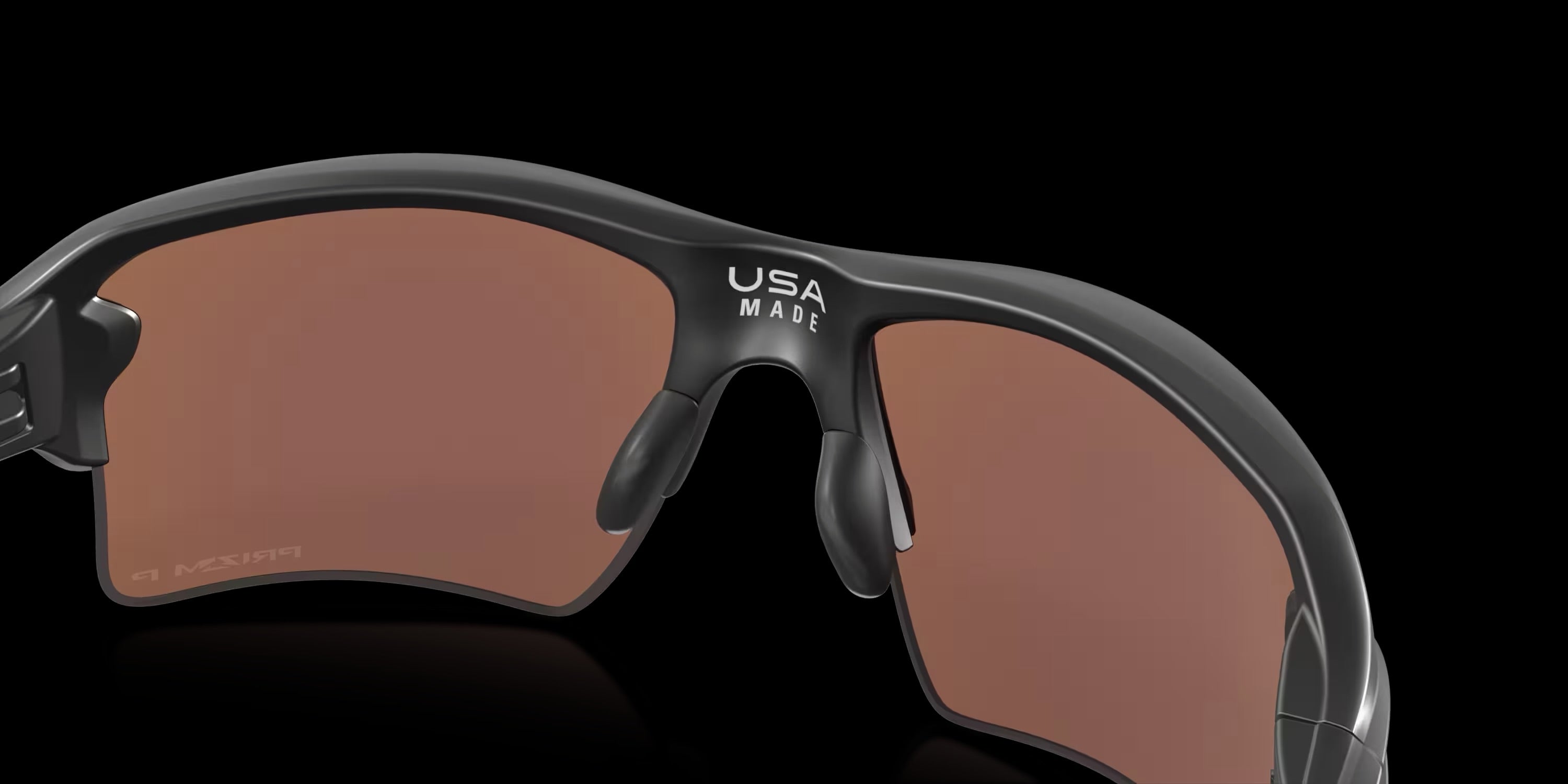 FLAK 2.0 XL MATTE BLACK w/ PRIZM DEEP H2O POLARIZED INJECTED MAN SUNGLASS 0OO9188 918858