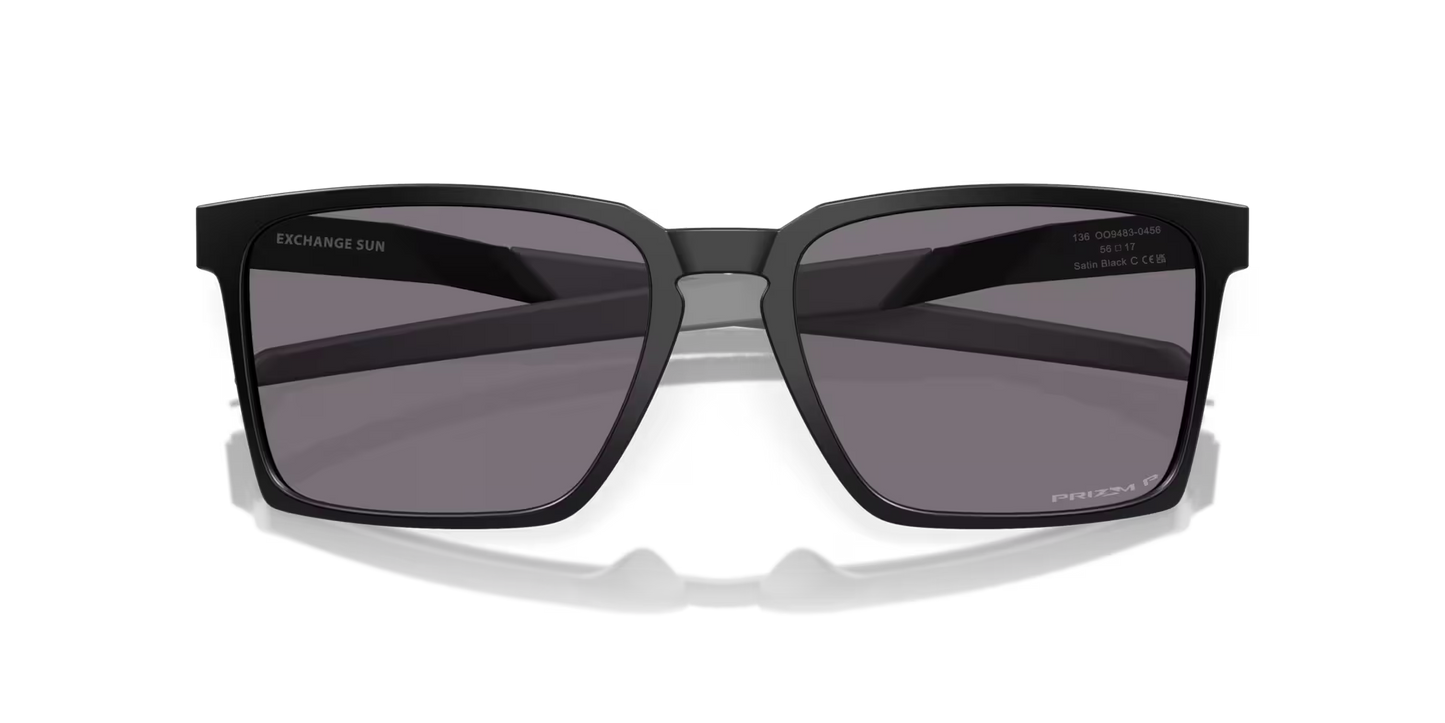 Exchange Sun Satin Black w/ Prizm Grey Polarized