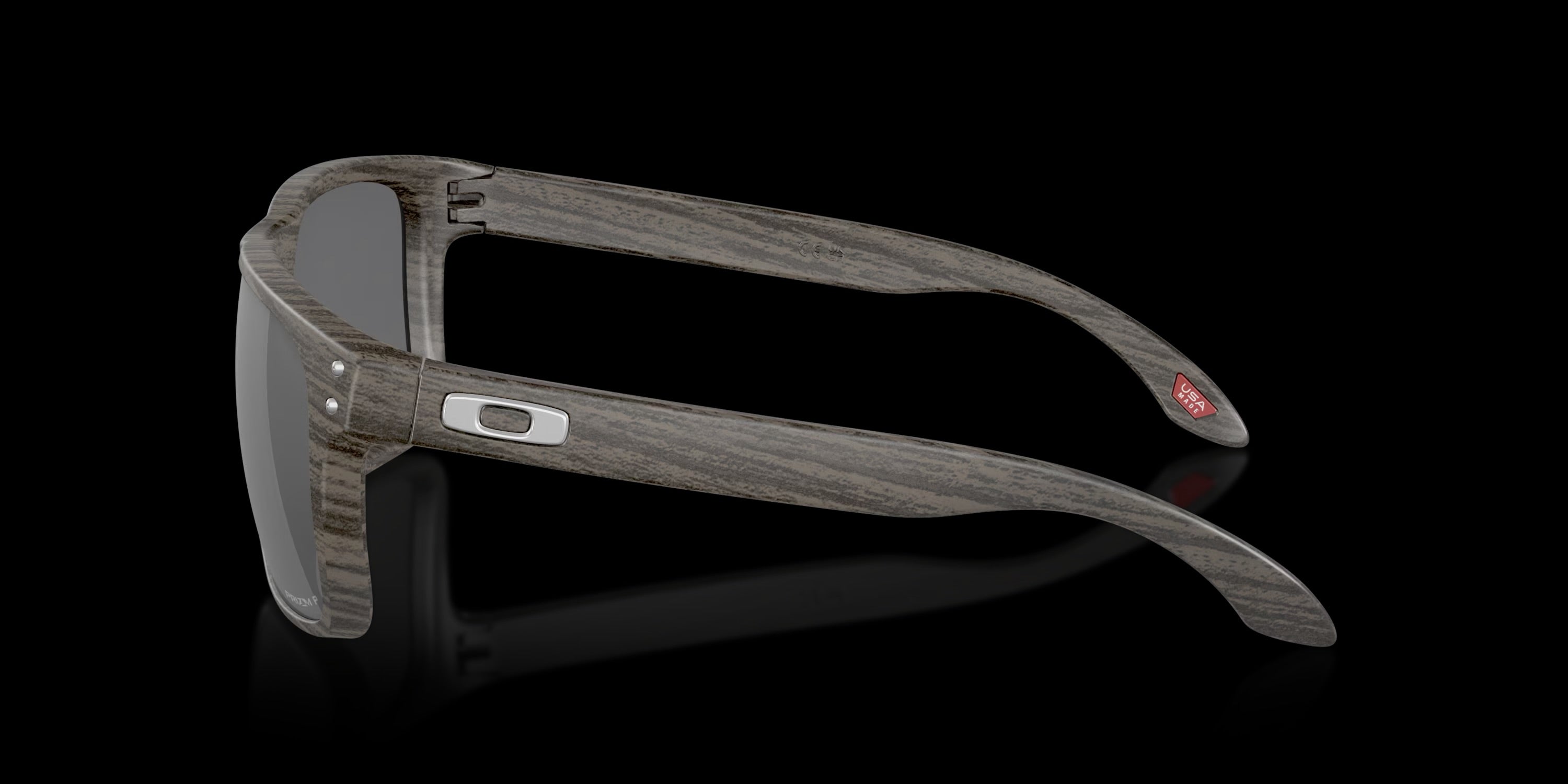 HOLBROOK XL WOODGRAIN w/ PRIZM BLACK POLARIZED INJECTED MAN SUNGLASS 0OO9417 941734