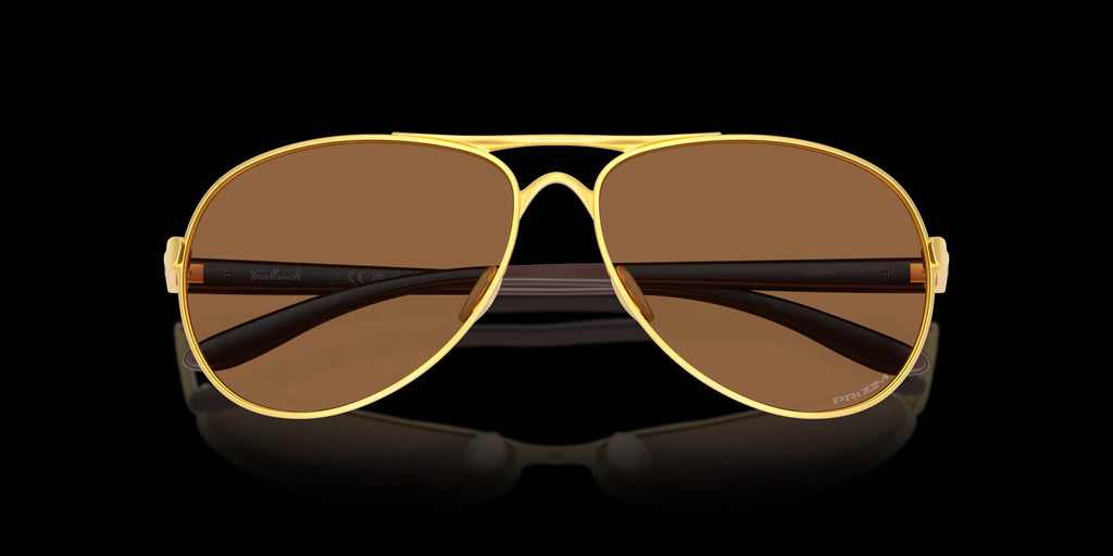 FEEDBACK SATIN GOLD w/ PRIZM BRONZE METAL WOMAN SUNGLASS 0OO4079 407951