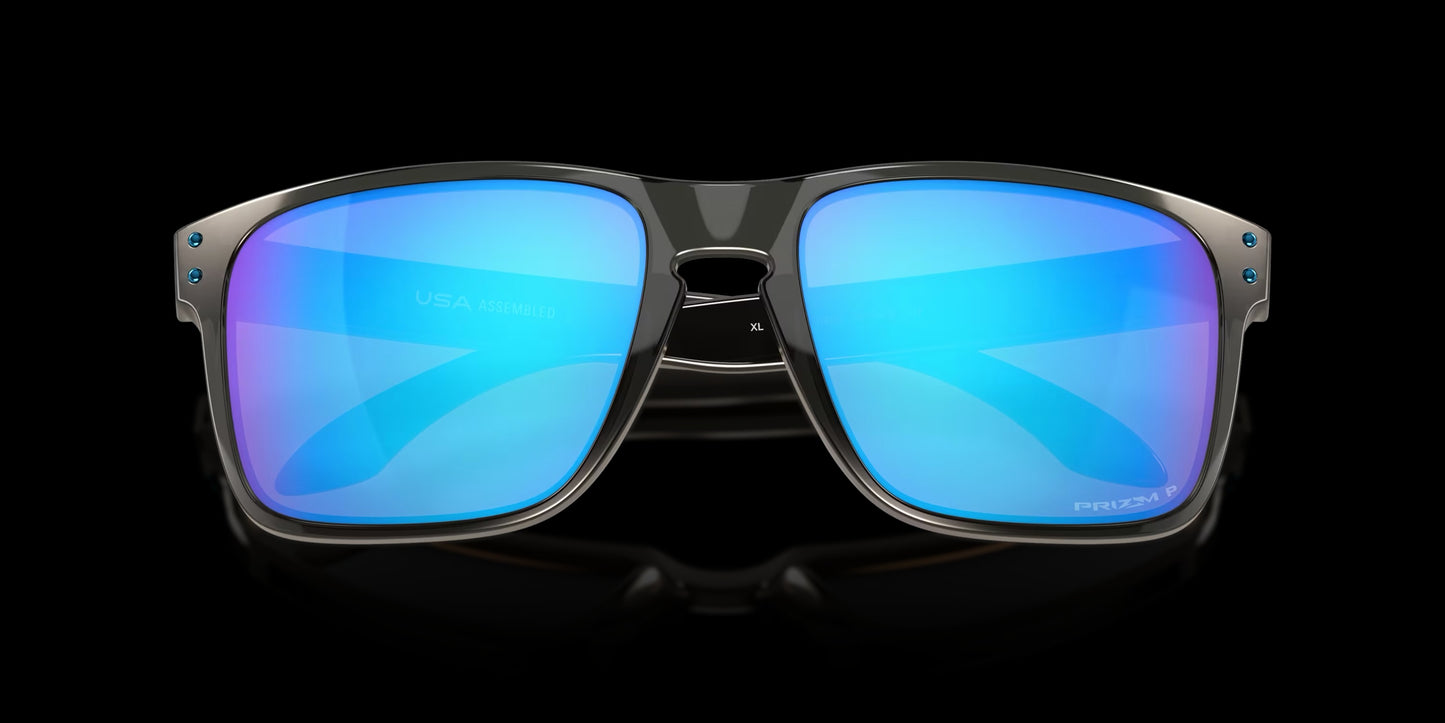 Holbrook XL Grey Smoke w/ Prizm Sapphire Polarized Injected