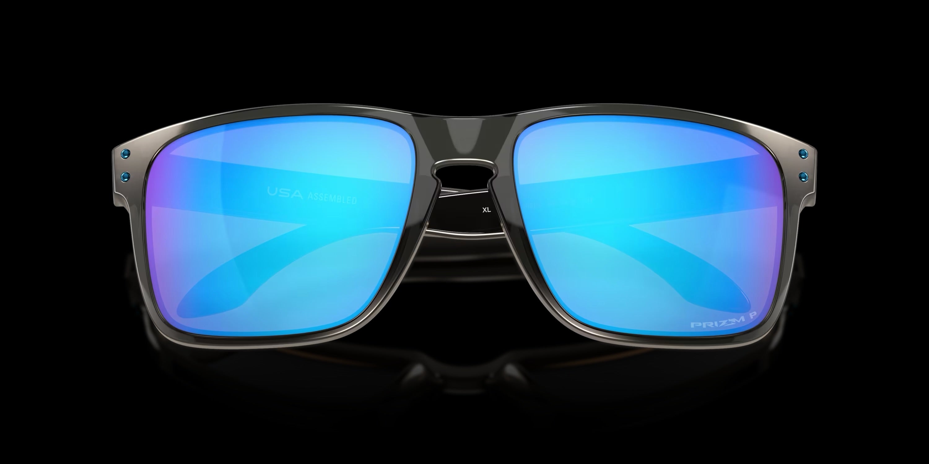 HOLBROOK XL GREY SMOKE w/ PRIZM SAPPHIRE POLARIZED INJECTED MAN SUNGLASS 0OO9417 941709