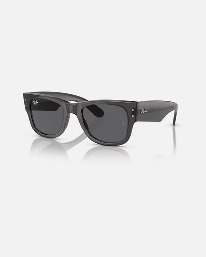 Mega Wayfarer Transparent Black w/ Dark Grey Propionate