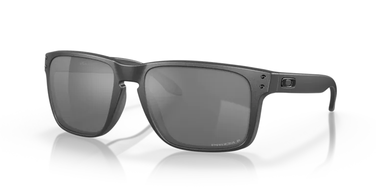 Holbrook XL Steel w/ Prizm Black Polarized Injected