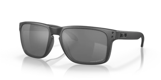 Holbrook XL Steel w/ Prizm Black Polarized Injected
