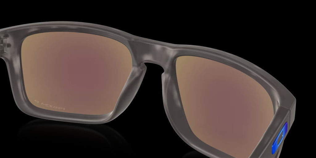 HOLBROOK MATTE BLACK TORTOISE w/ PRIZM SAPPHIRE POLARIZED INJECTED MAN SUNGLASS 0OO9102 9102G7