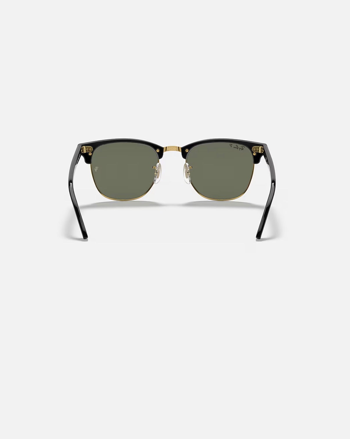 CLUBMASTER BLACK w/ G-15 GREEN ACETATE MAN SUNGLASS 0RB3016 901/58
