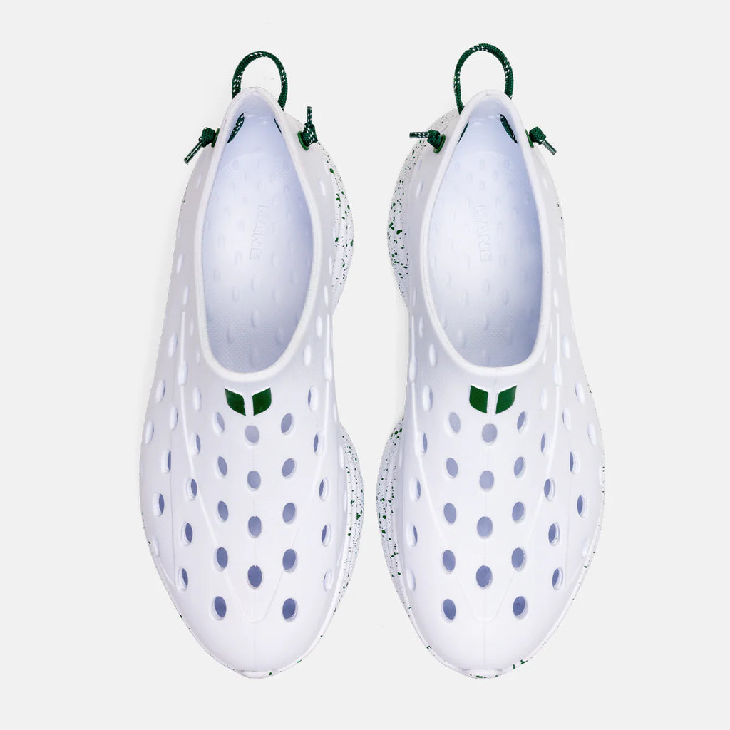 REVIVE ALL WHITE GREEN SPECKLE