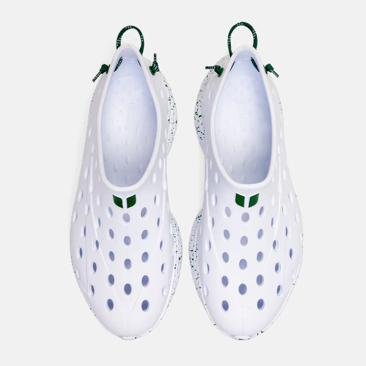 REVIVE ALL WHITE GREEN SPECKLE