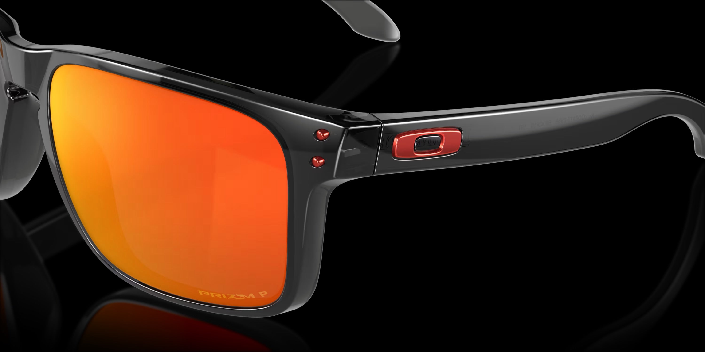 HOLBROOK XL BLACK INK w/ PRIZM RUBY POLARIZED INJECTED MAN SUNGLASS 0OO9417 941708