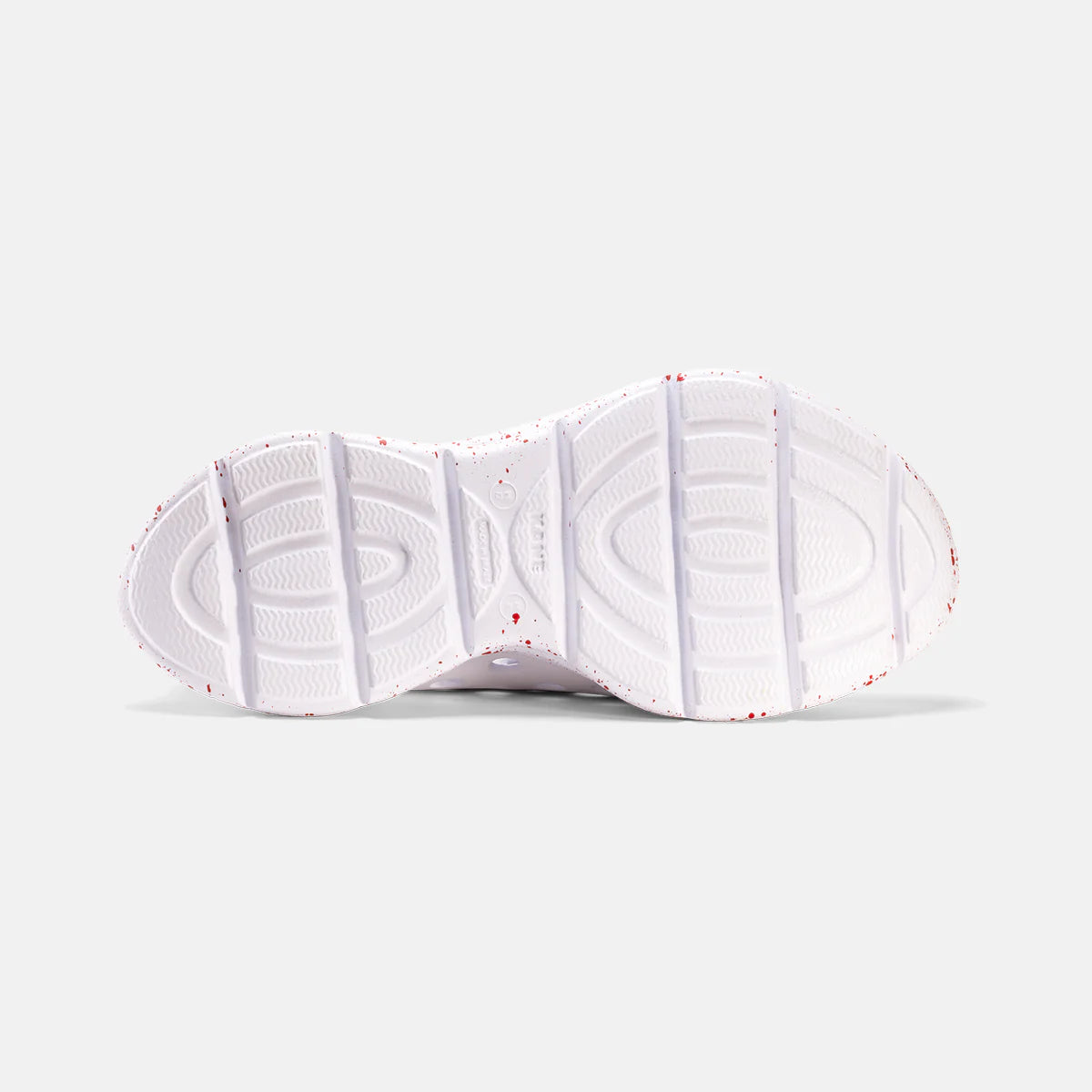 REVIVE ALL WHITE RED SPECKLE