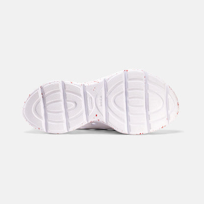 REVIVE ALL WHITE RED SPECKLE