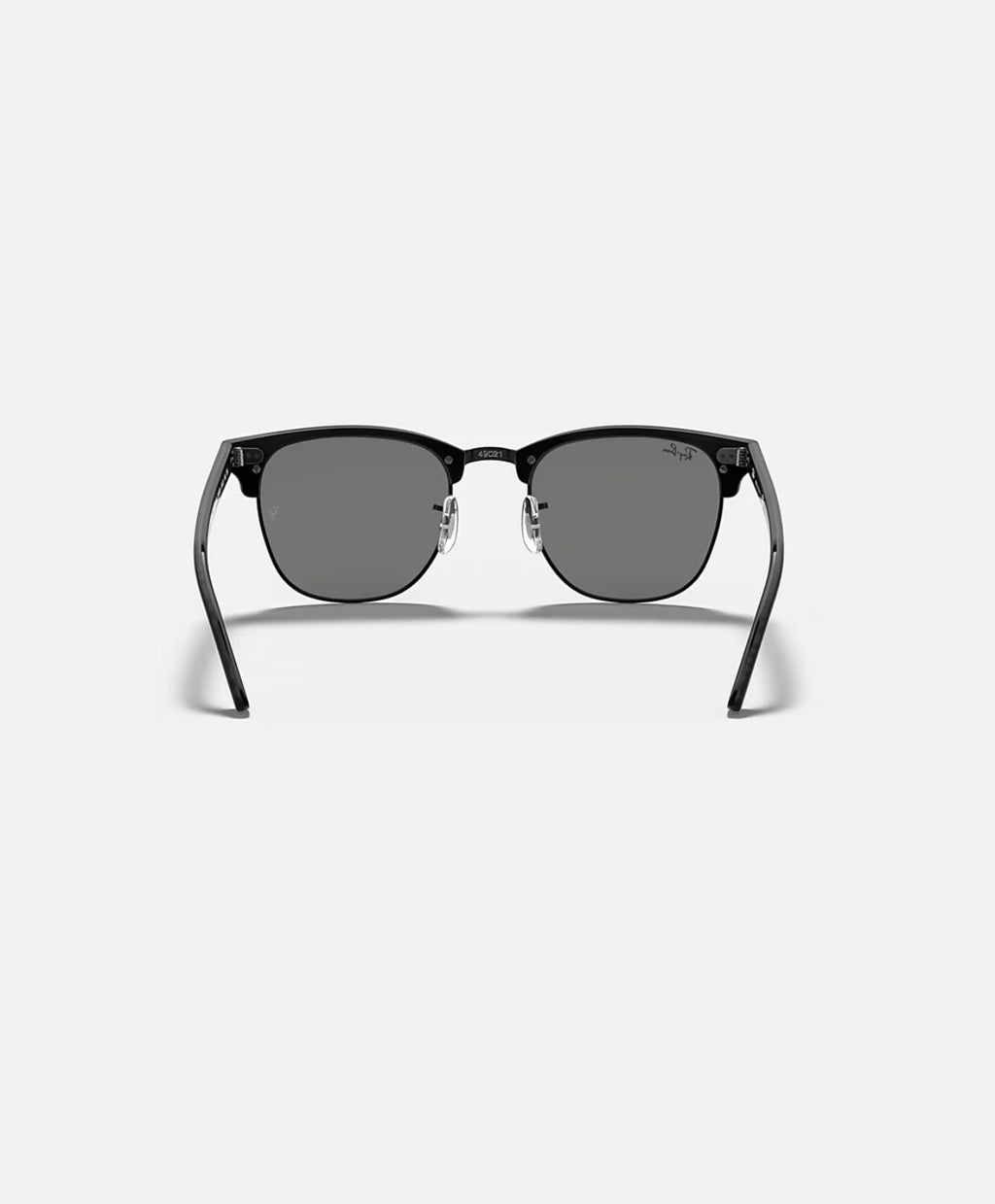 CLUBMASTER WRINKLED BLACK ON BLACK w/ DARK GREY ACETATE MAN SUNGLASS 0RB3016 1305B1