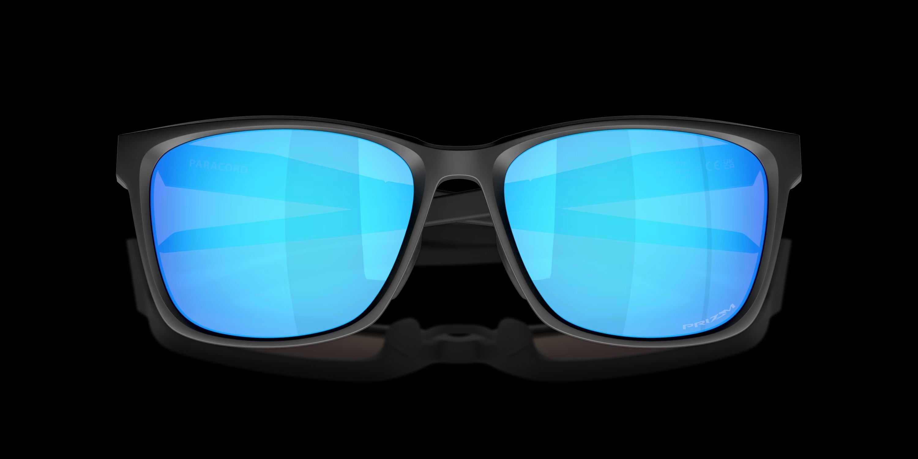 PARACORD MATTE BLACK w/ PRIZM SAPPHIRE INJECTED UNISEX SUNGLASS 0OO9506D 950601