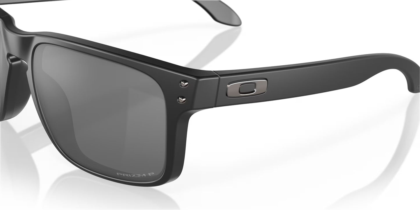 Holbrook Matte Black w/ Prizm Black Polarized Injected