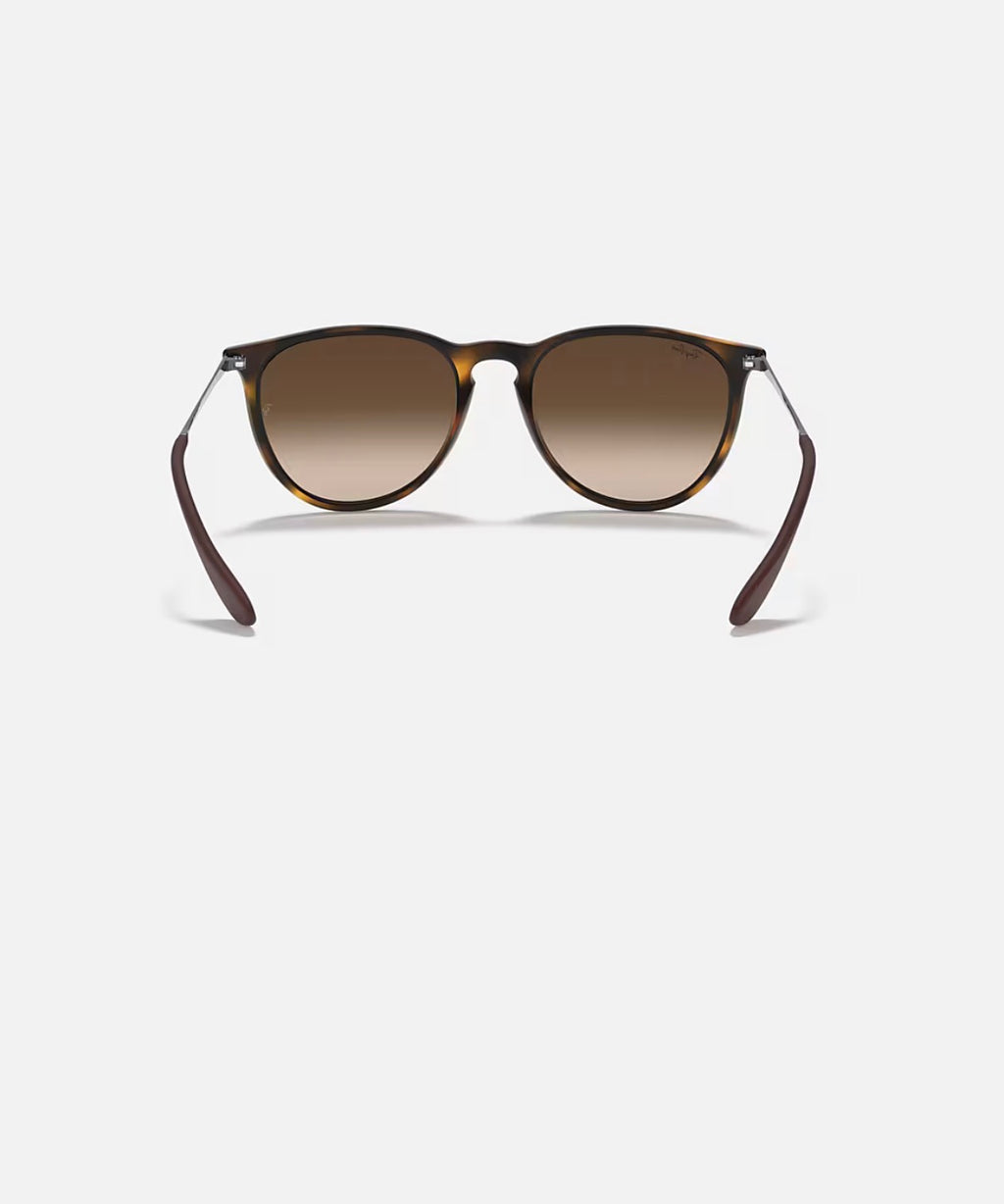 ERIKA RUBBER HAVANA w/ BROWN GRADIENT DARK BROWN NYLON UNISEX SUNGLASS 0RB4171 865/13
