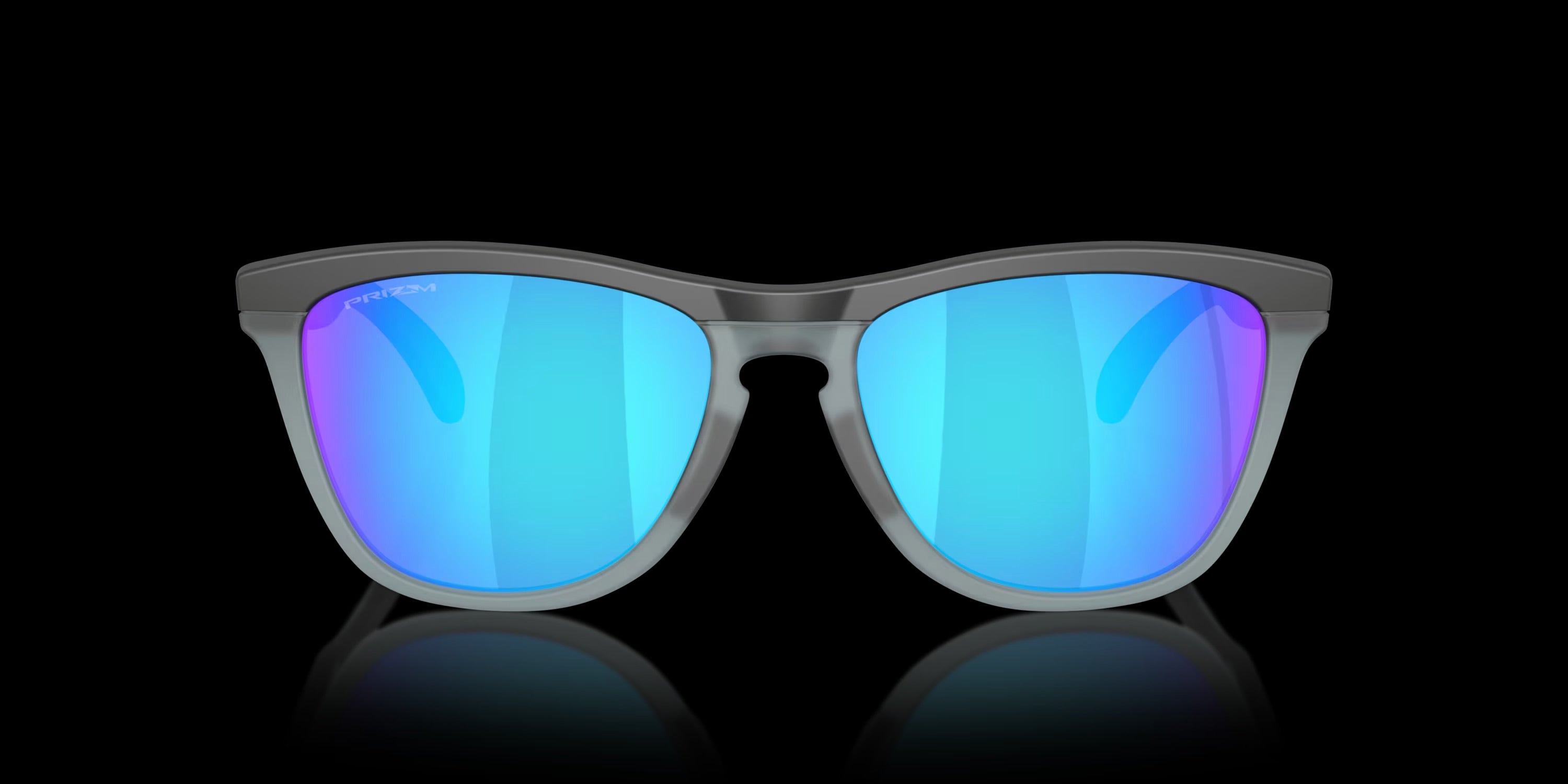 FROGSKINS RANGE MATTE BLACK w/ PRIZM SAPPHIRE INJECTED MAN SUNGLASS 0OO9284 928419