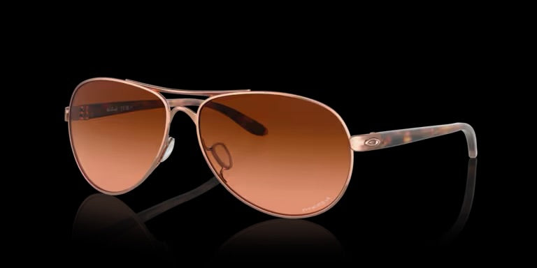 FEEDBACK ROSE GOLD w/ PRIZM BROWN GRADIENT METAL WOMAN SUNGLASS 0OO4079 407946