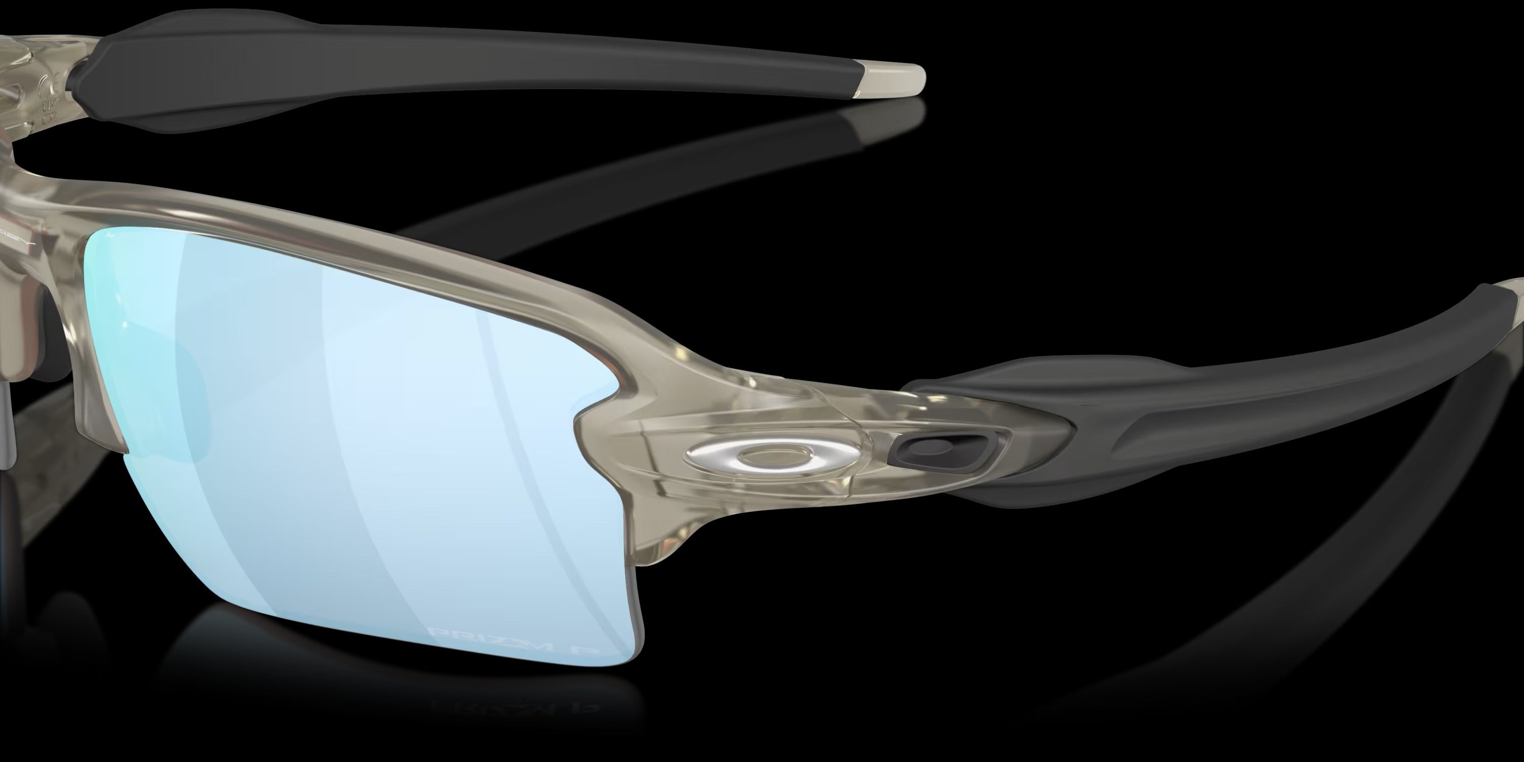 FLAK 2.0 XL MATTE GREY INK w/ PRIZM DEEP WATER POLAR INJECTED MAN SUNGLASS 0OO9188 9188J9