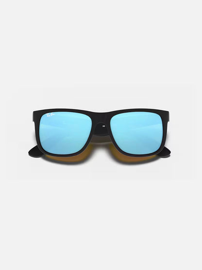 Justin Rubber Black w/ Blue Flash Nylon