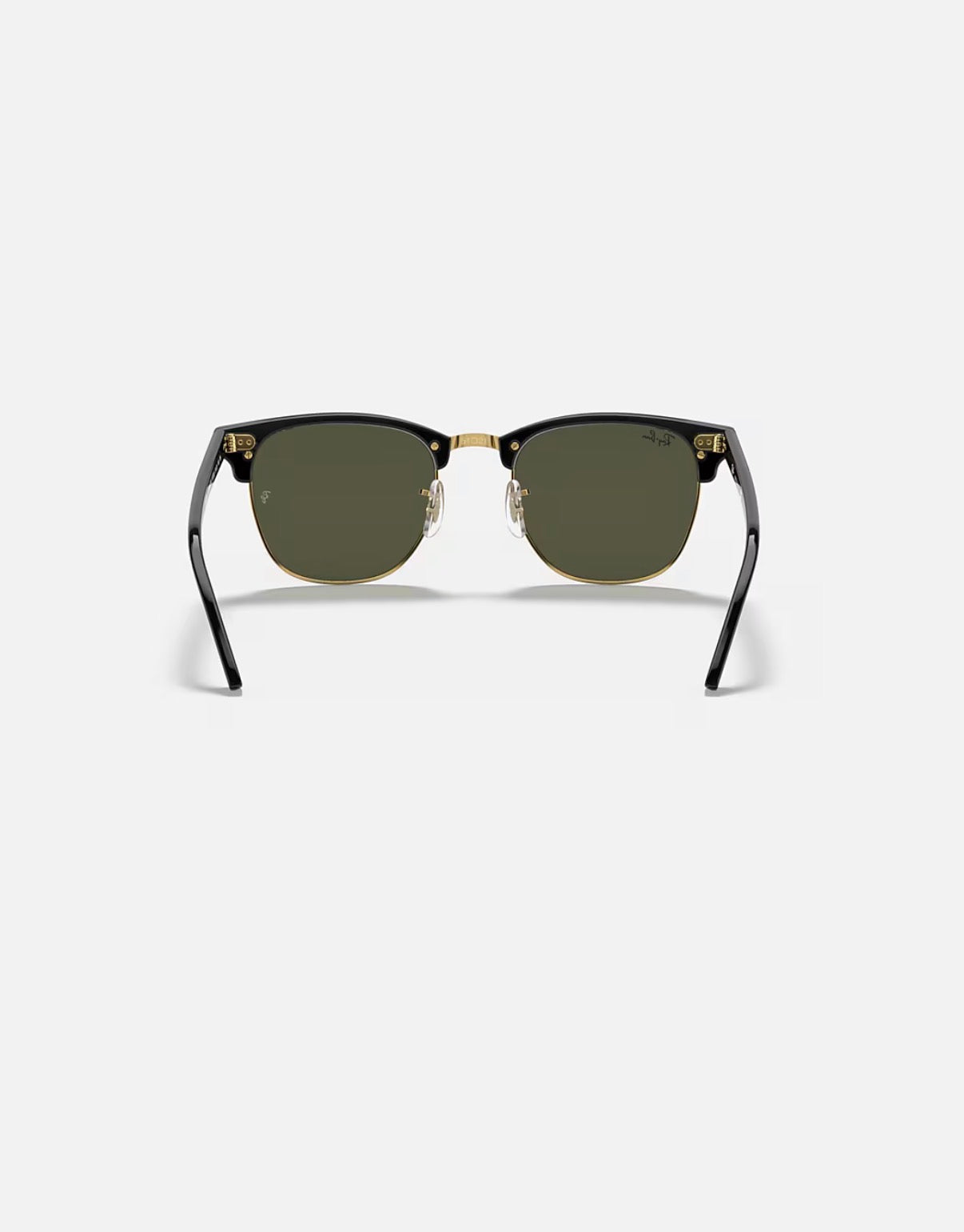 CLUBMASTER BLACK ON ARISTA w/ G-15 GREEN ACETATE MAN SUNGLASS 0RB3016 W0365
