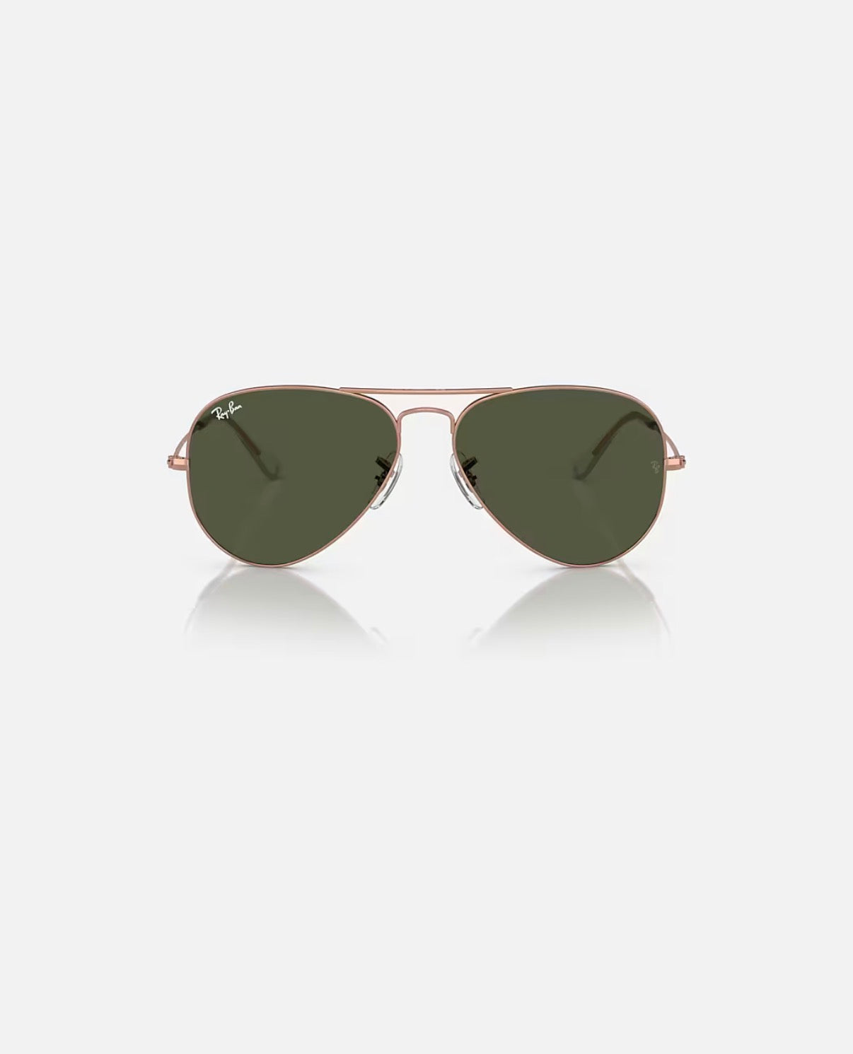 JACK ROSE GOLD w/ GREEN METAL UNISEX SUNGLASS 0RB3565 920231