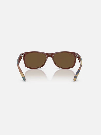 New Wayfarer Brown with Blue Camo w/ Dark Brown Nylon