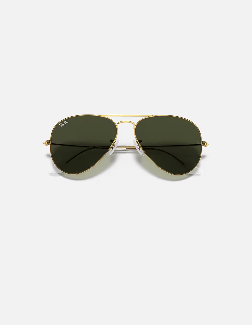 AVIATOR LARGE METAL ARISTA w/ G-15 GREEN METAL MAN SUNGLASS 0RB3025 L0205