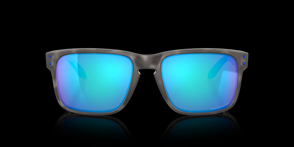 HOLBROOK MATTE BLACK TORTOISE w/ PRIZM SAPPHIRE POLARIZED INJECTED MAN SUNGLASS 0OO9102 9102G7