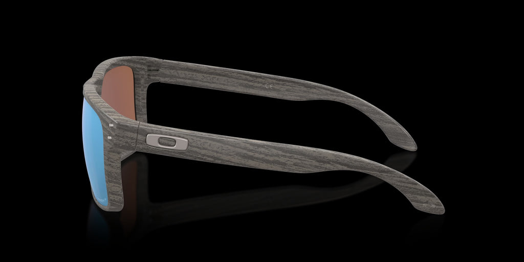 HOLBROOK WOODGRAIN w/ PRIZM DEEP WATER POLARIZED INJECTED MAN SUNGLASS 0OO9102 9102J9