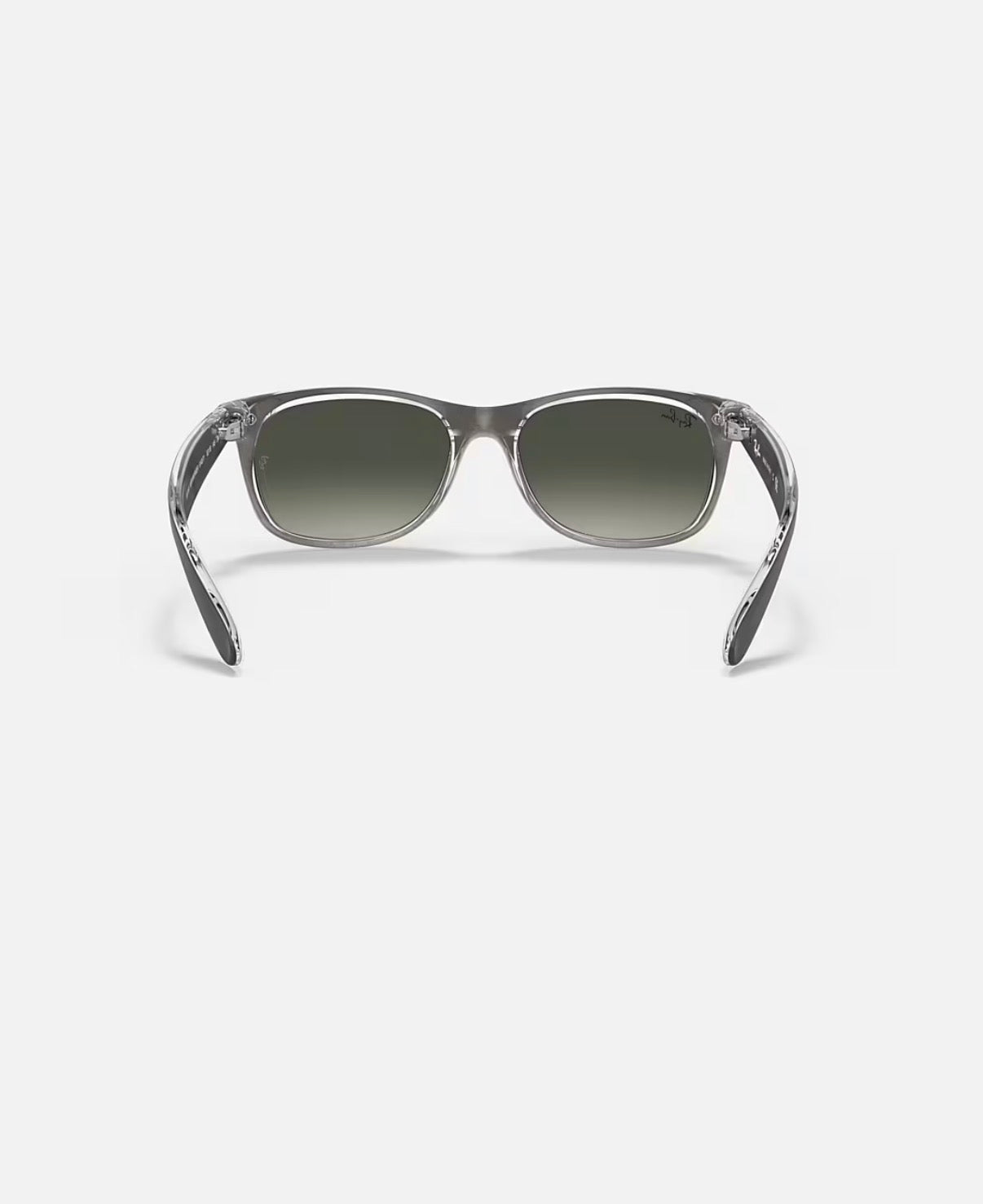 NEW WAYFARER GUNMETAL ON TRANSPARENT w/ LIGHT GREY GRADIENT DARK GREY NYLON MAN SUNGLASS 0RB2132 614371