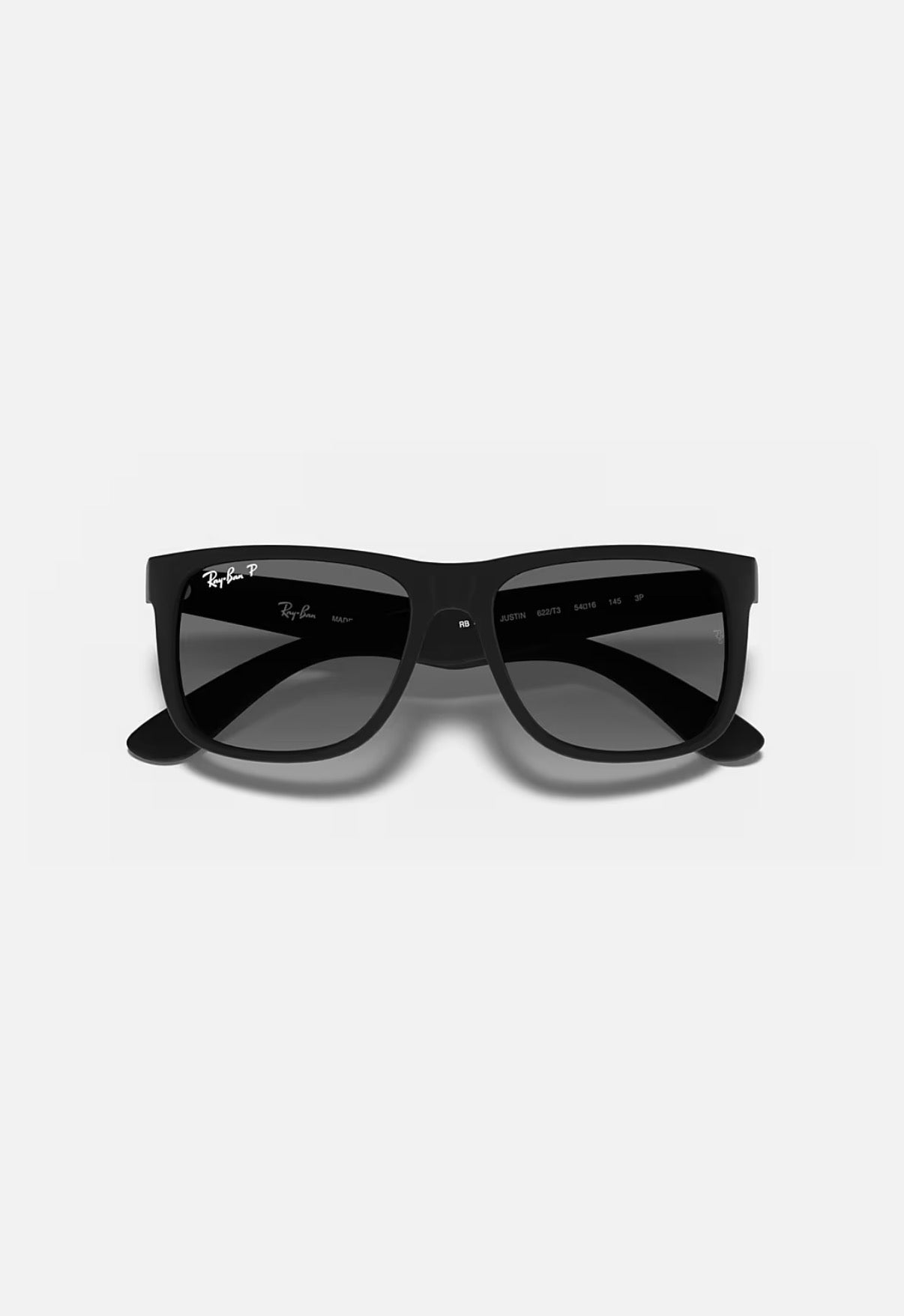 Justin Rubber Black w/ Light Grey Gradient Grey Nylon