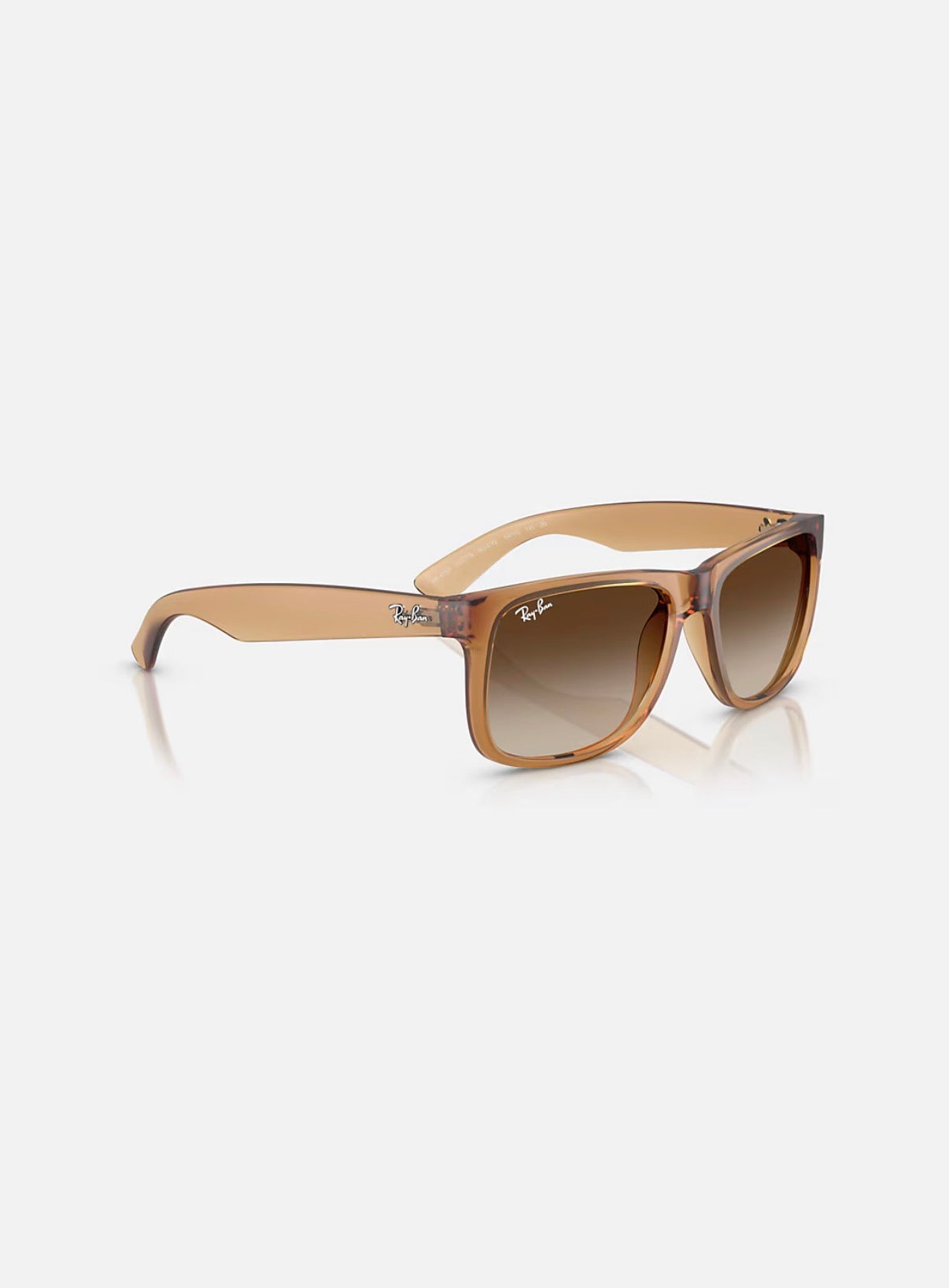 JUSTIN RUBBER BEIGE w/ GRADIENT BROWN NYLON MAN SUNGLASS 0RB4165 681413