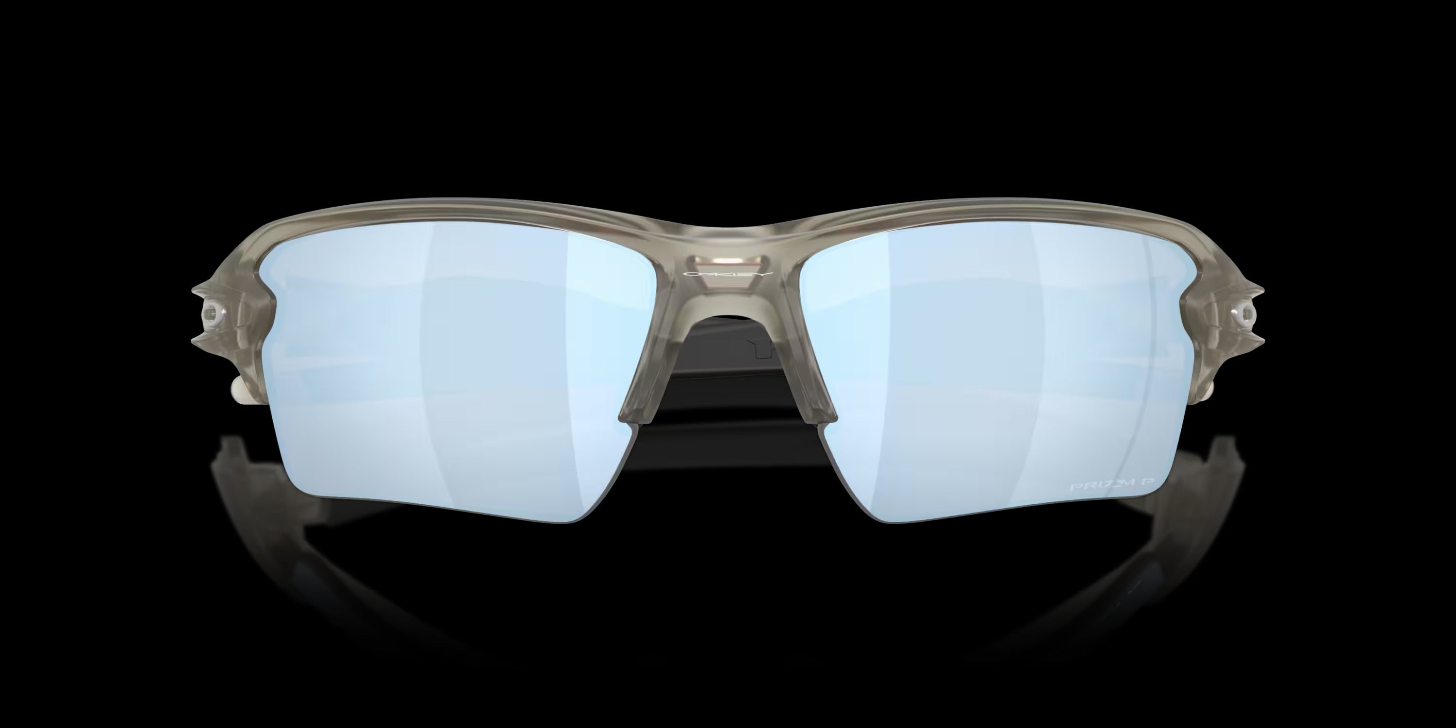 FLAK 2.0 XL MATTE GREY INK w/ PRIZM DEEP WATER POLAR INJECTED MAN SUNGLASS 0OO9188 9188J9