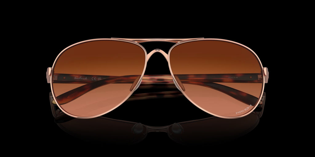 FEEDBACK ROSE GOLD w/ PRIZM BROWN GRADIENT METAL WOMAN SUNGLASS 0OO4079 407946