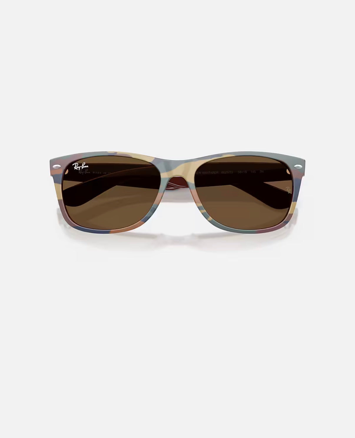 New Wayfarer Brown with Blue Camo w/ Dark Brown Nylon