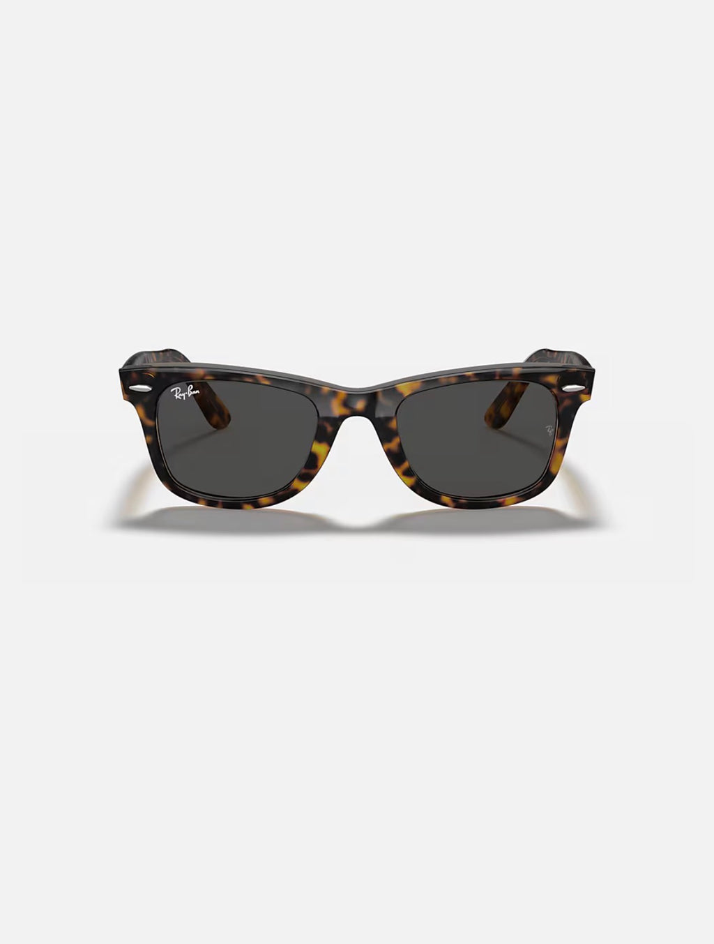 WAYFARER HAVANA ON TRANSPARENT BROWN w/ DARK GREY ACETATE UNISEX SUNGLASS 0RB2140 1292B1