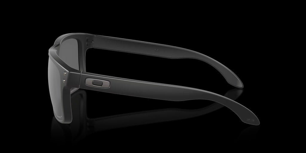 HOLBROOK MATTE BLACK w/ PRIZM BLACK POLARIZED INJECTED MAN SUNGLASS 0OO9102 9102D6