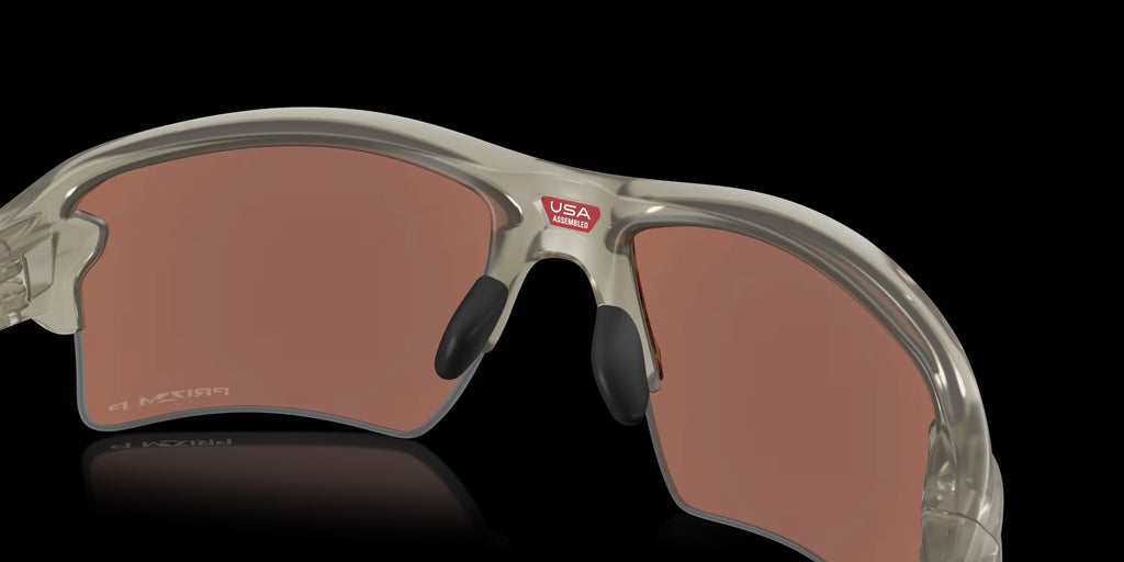 FLAK 2.0 XL MATTE GREY INK w/ PRIZM DEEP WATER POLAR INJECTED MAN SUNGLASS 0OO9188 9188J9