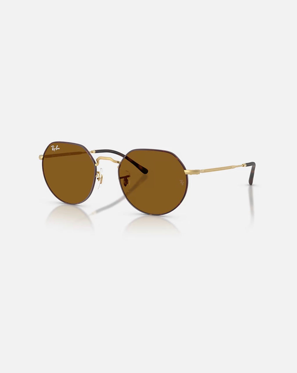 JACK MATTE HAVANA ON MATTE ARISTA w/ BROWN METAL UNISEX SUNGLASS 0RB3565 927533