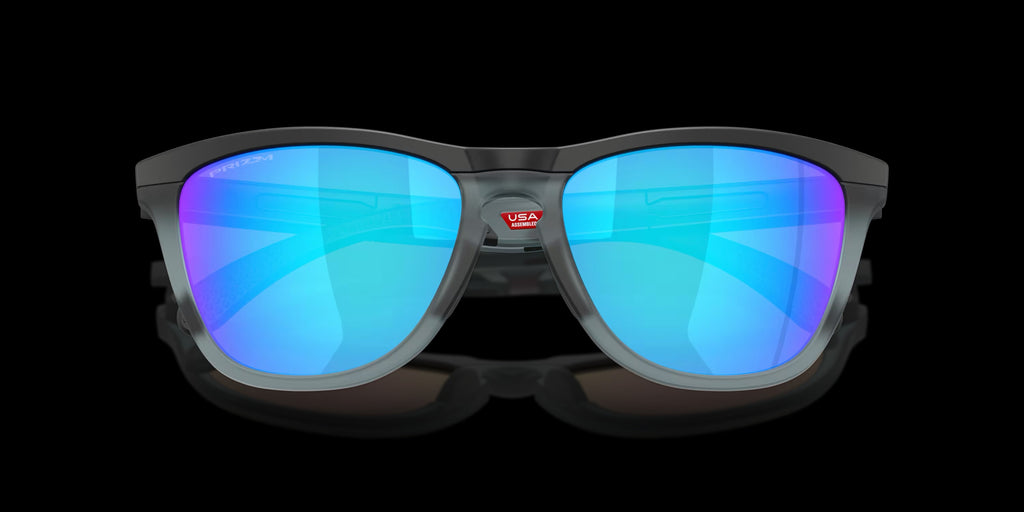 FROGSKINS RANGE MATTE BLACK w/ PRIZM SAPPHIRE INJECTED MAN SUNGLASS 0OO9284 928419