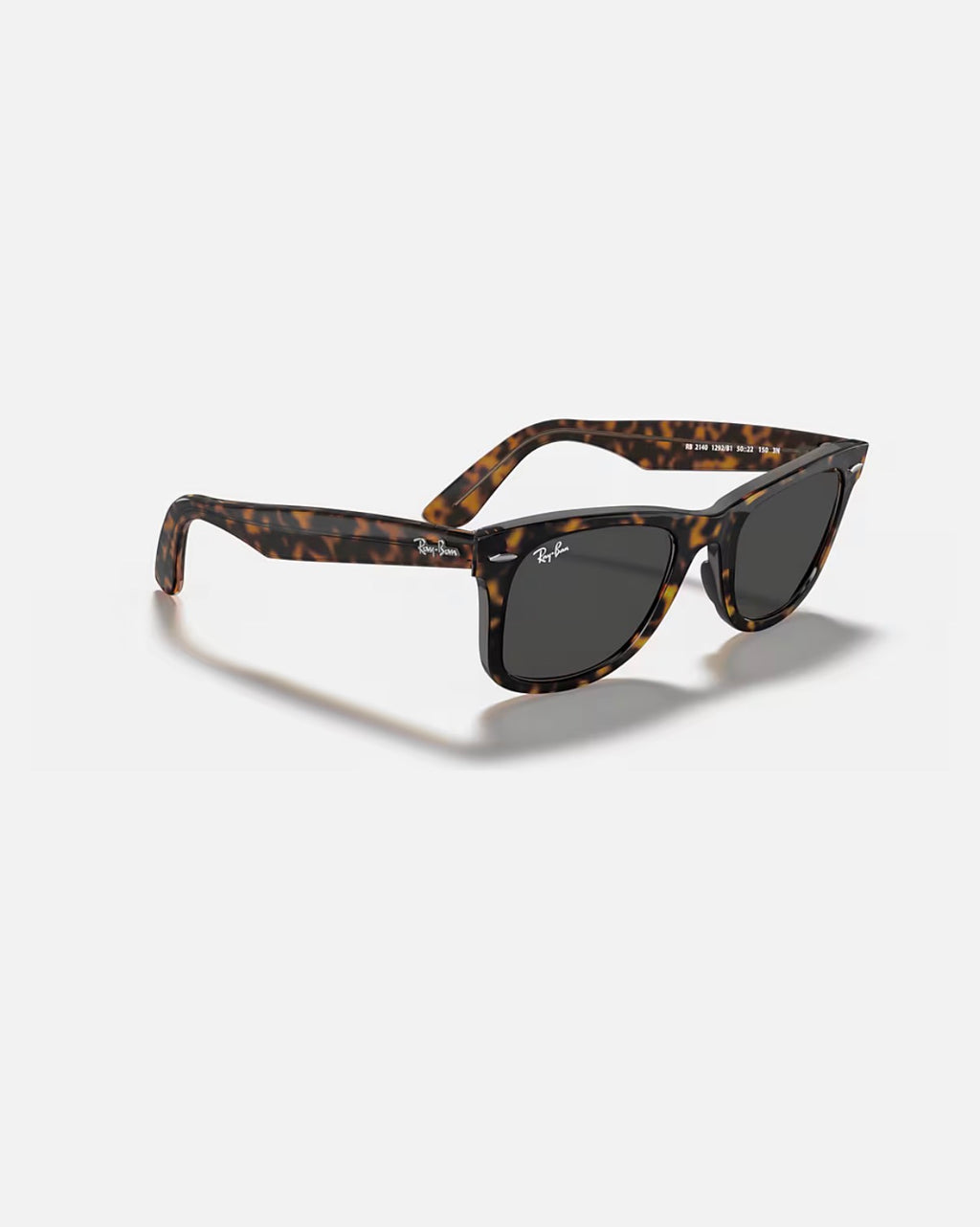 WAYFARER HAVANA ON TRANSPARENT BROWN w/ DARK GREY ACETATE UNISEX SUNGLASS 0RB2140 1292B1