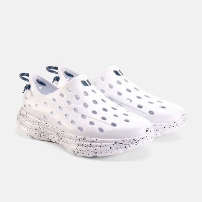 Revive All White Indigo Speckle