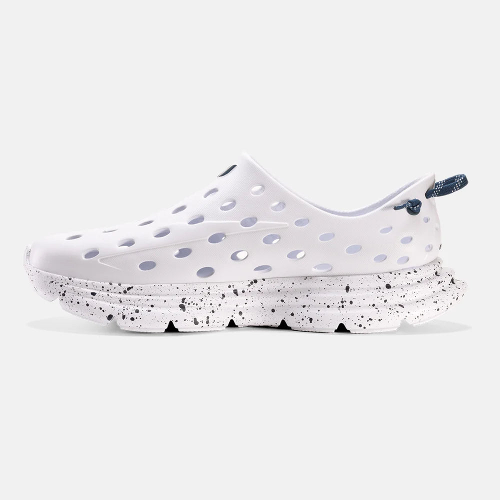 Revive All White Indigo Speckle