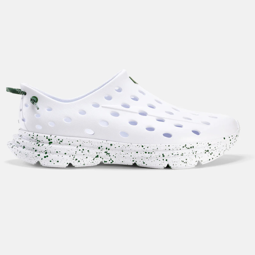 REVIVE ALL WHITE GREEN SPECKLE